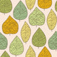 Seamless Stylish Autumn Leaf Wall Decal