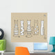 Five Cats Vector Illustration Wall Mural