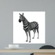 CG Zebra Wall Decal