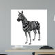 CG Zebra Wall Decal