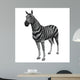 CG Zebra Wall Decal