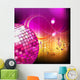 Musical Notes with Disco