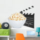 movie popcorn Wall Decal