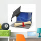 E-learning Graduation Laptop Diploma Wall Decal