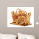 Bread and Rolls Wicker Wall Decal