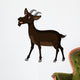 goat cartoon Wall Decal