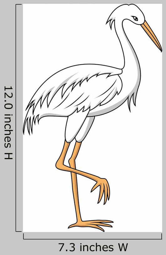 Heron Wall Decal