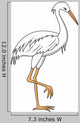 Heron Wall Decal
