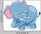 Cute Elephant Vector