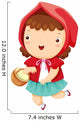Little Red Riding Hood Wall Decal