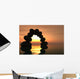 Zen Stone Arch Sunset