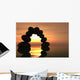 Zen Stone Arch Sunset