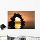 Zen Stone Arch Sunset