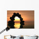 Zen Stone Arch Sunset