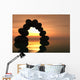 Zen Stone Arch Sunset