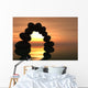 Zen Stone Arch Sunset