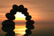 Zen Stone Arch Sunset
