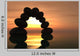 Zen Stone Arch Sunset