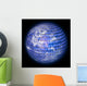 Binary Code Planet Earth Wall Mural