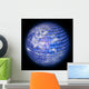 Binary Code Planet Earth Wall Mural