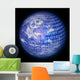Binary Code Planet Earth Wall Mural
