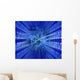 Circuit Board Blue Energy Wall Mural