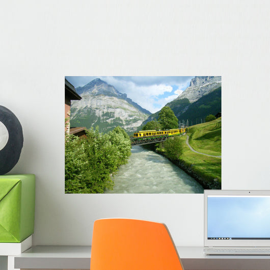 Train Ride Wall Mural