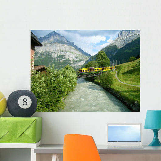 Train Ride Wall Mural