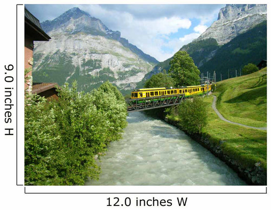 Train Ride Wall Mural
