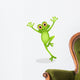 funny frog cartoon Wall Decal