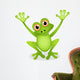 funny frog cartoon Wall Decal