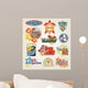 Hawaii Stickers collection Wall Decal