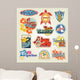 Hawaii Stickers collection Wall Decal