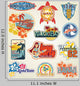 Hawaii Stickers collection Wall Decal