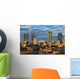 Cityscape Fort Worth Texas Wall Decal