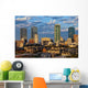Cityscape Fort Worth Texas Wall Decal