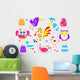 Set of Birds for Kids Wall Decal