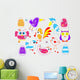 Set of Birds for Kids Wall Decal