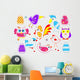 Set of Birds for Kids Wall Decal