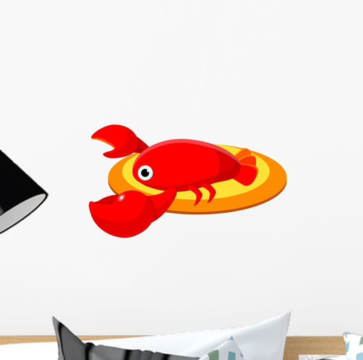 Vector Icon Crawfish Wall Decal