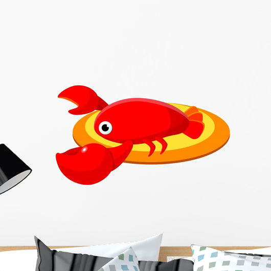 Vector Icon Crawfish Wall Decal