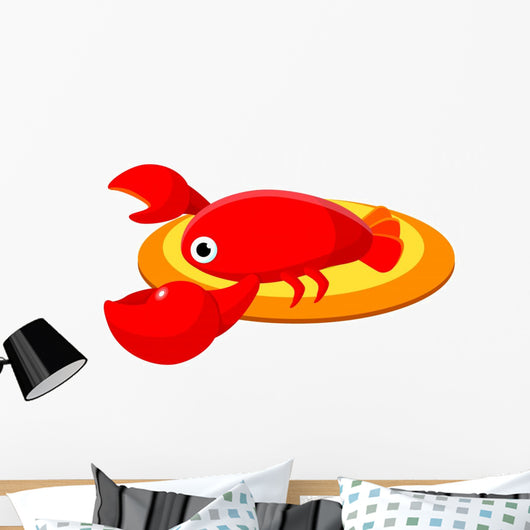 Vector Icon Crawfish Wall Decal