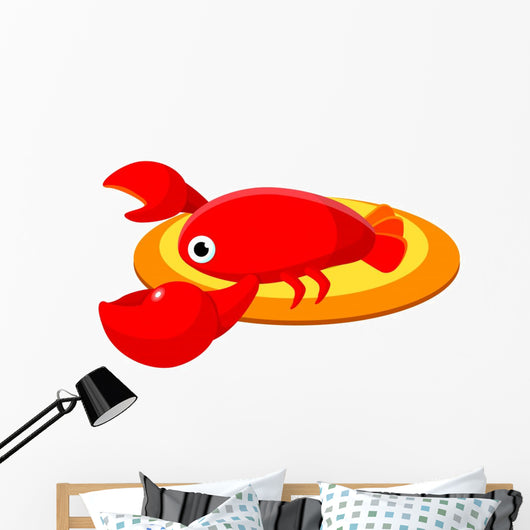 Vector Icon Crawfish Wall Decal