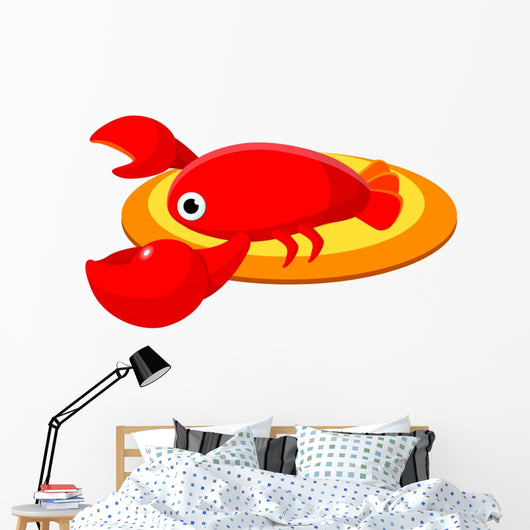Vector Icon Crawfish Wall Decal