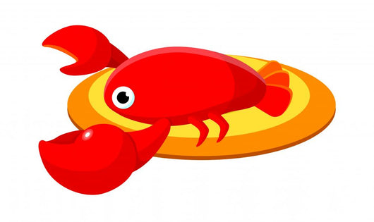 Vector Icon Crawfish Wall Decal