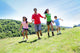Happy Family Enjoying and