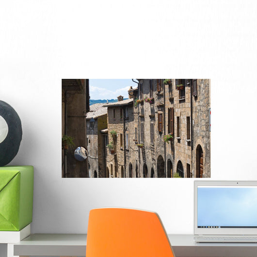 Alleyway Orvieto Umbria Italy Wall Decal