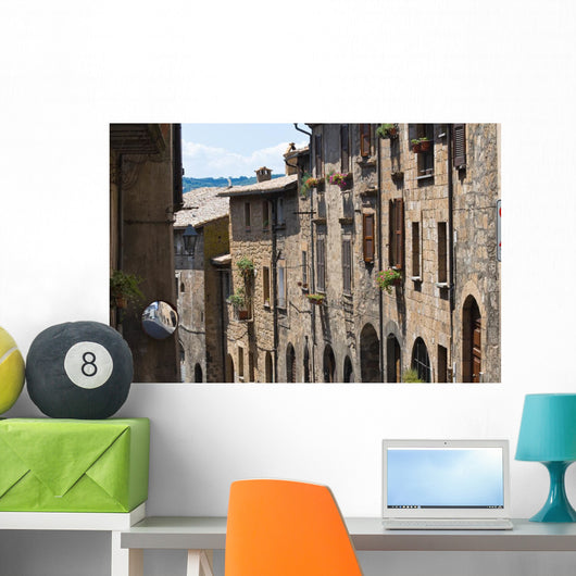 Alleyway Orvieto Umbria Italy Wall Decal