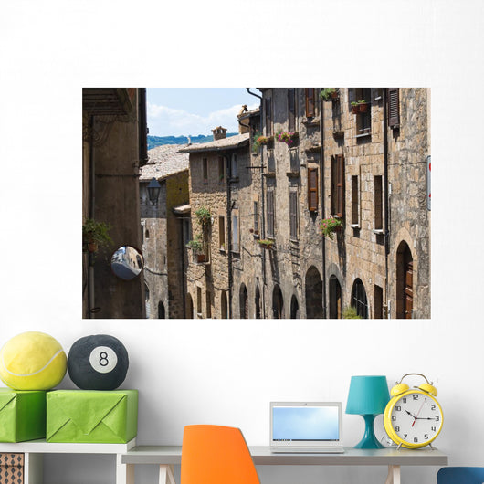 Alleyway Orvieto Umbria Italy Wall Decal