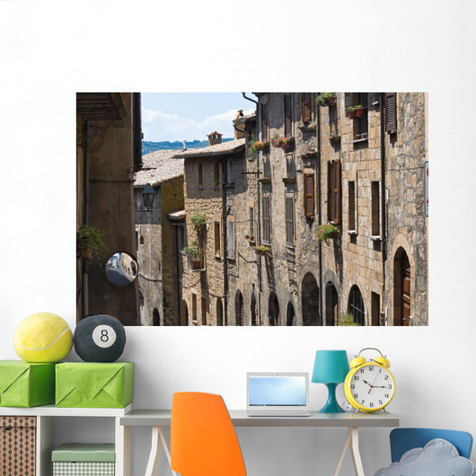 Alleyway Orvieto Umbria Italy Wall Decal